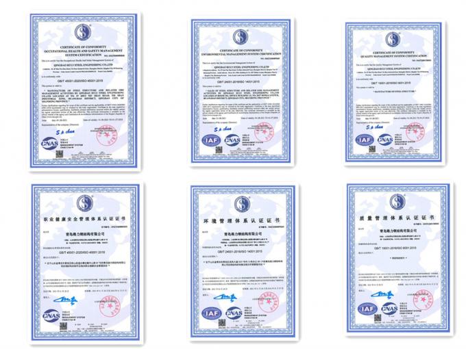 사전 제조된 포털 강철 구조 건물 현대 강철 구조 7